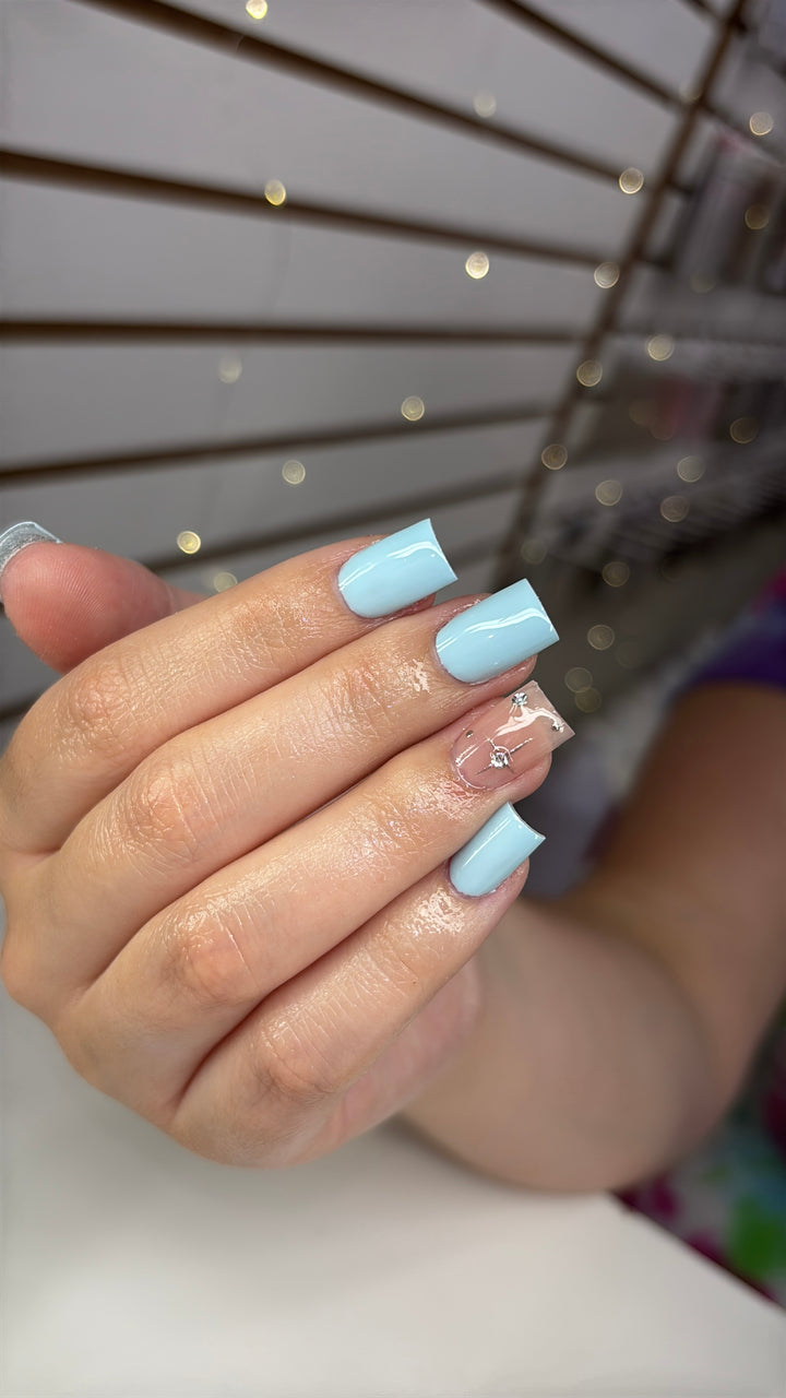 A.G.A X01-65 BLUE GEL POLISH