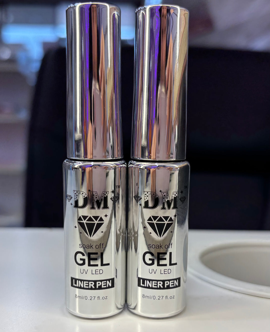DM SILVER METALIC GEL LINER