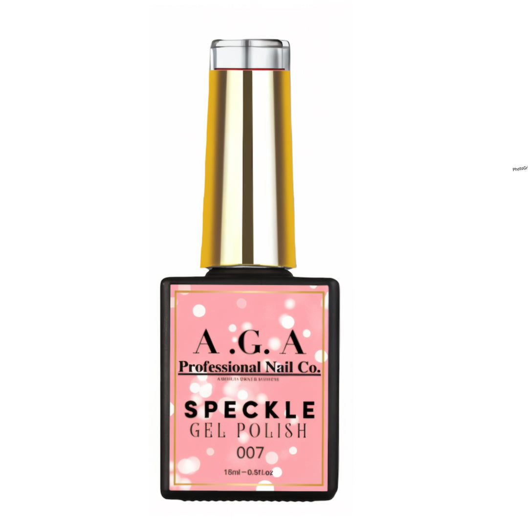 A.G.A SPECKLE GEL POLISH #7 ( PINK )
