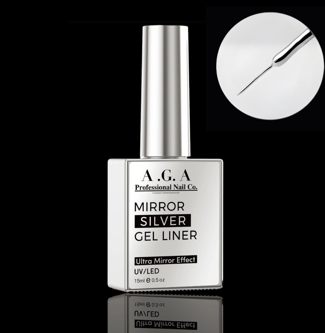 A.G.A SILVER CHROME GEL LINER