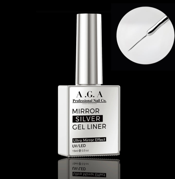 A.G.A SILVER CHROME GEL LINER