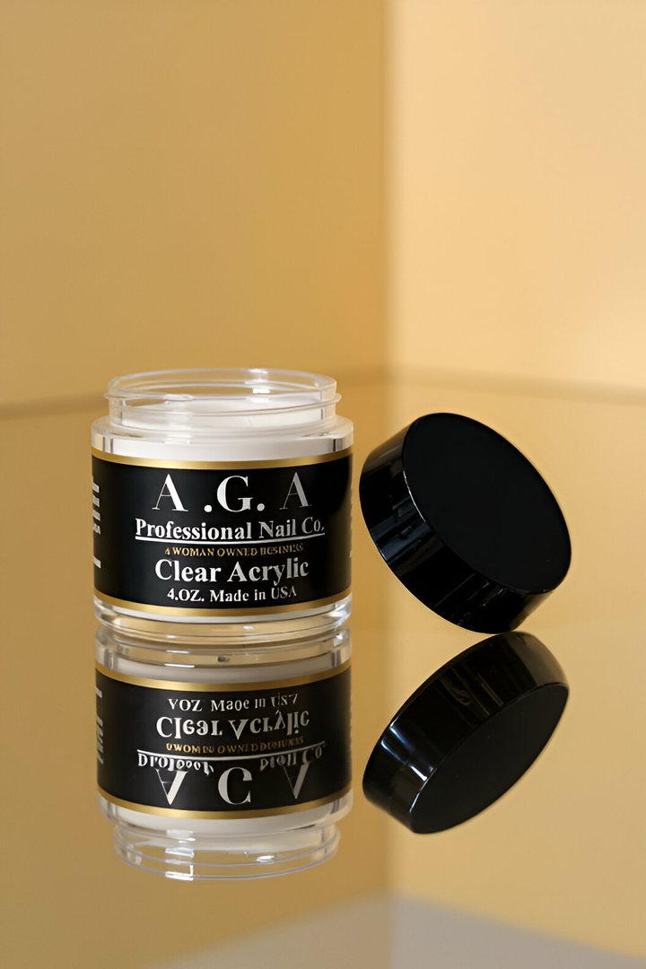 A.G.A 4 OZ CLEAR ACRYLIC POWDER