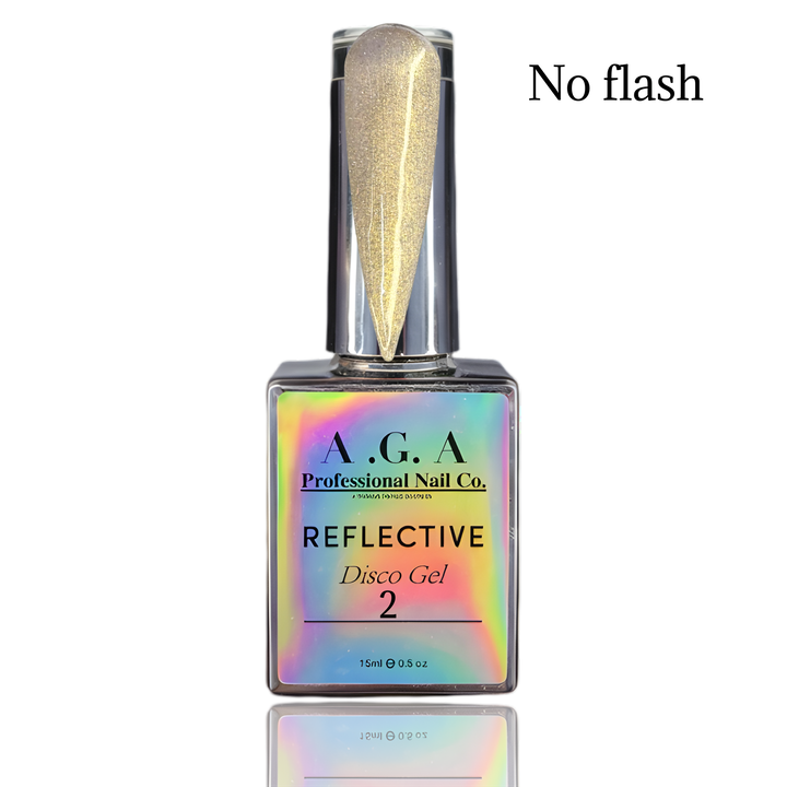 A.G.A REFLECTIVE DISCO GEL #2 GOLD
