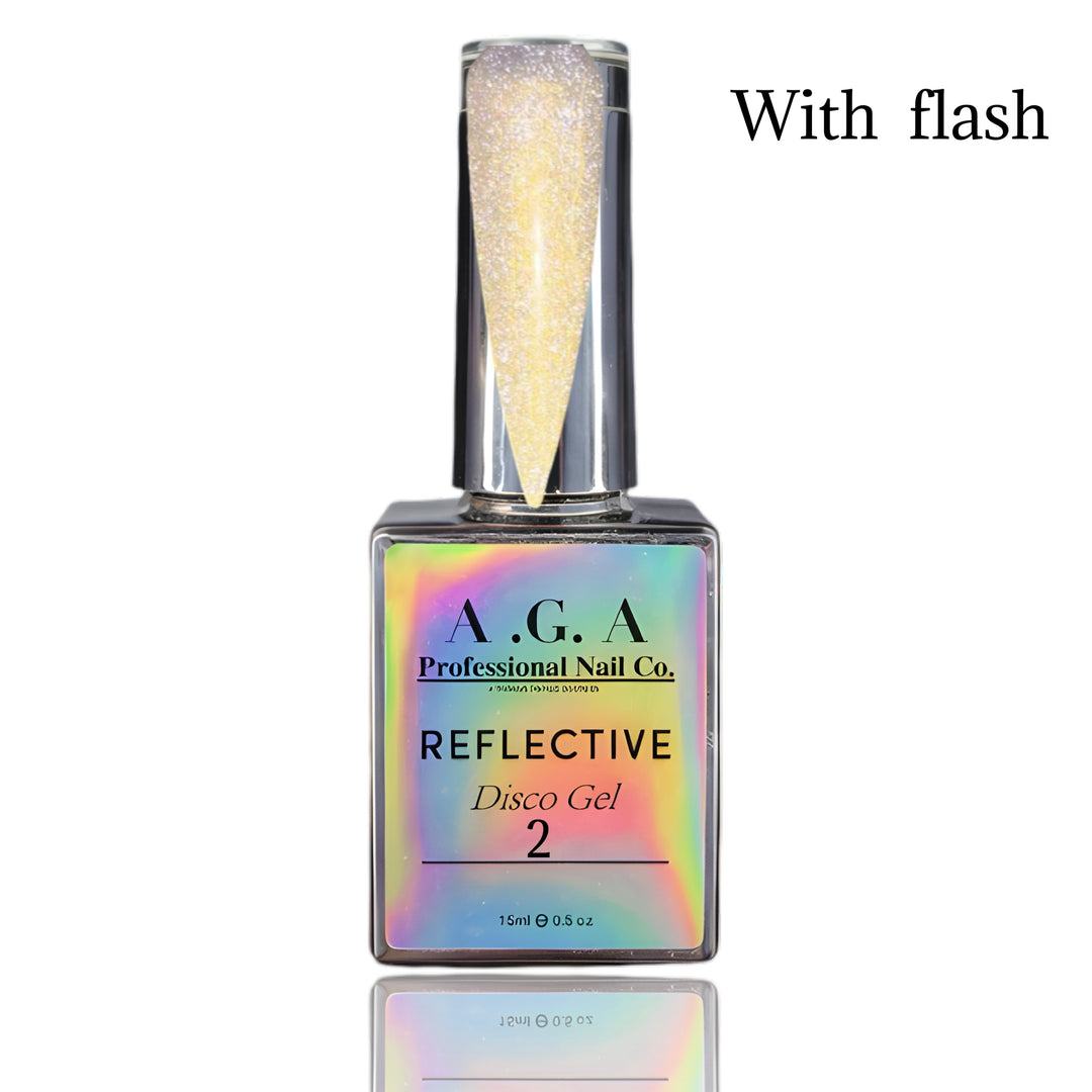 A.G.A REFLECTIVE DISCO GEL #2 GOLD