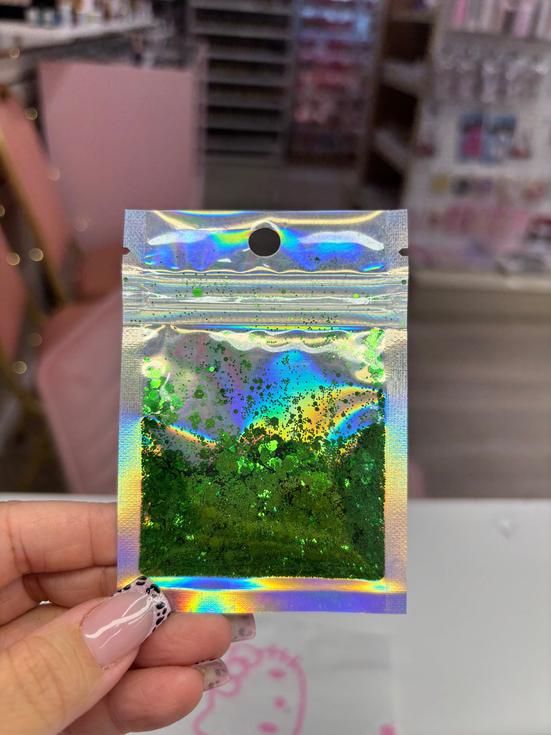 GREEN GLITTER