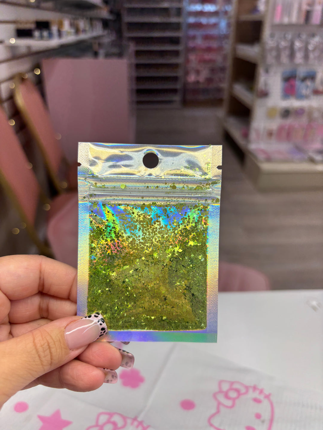 GREEN LOOSE GLITTER