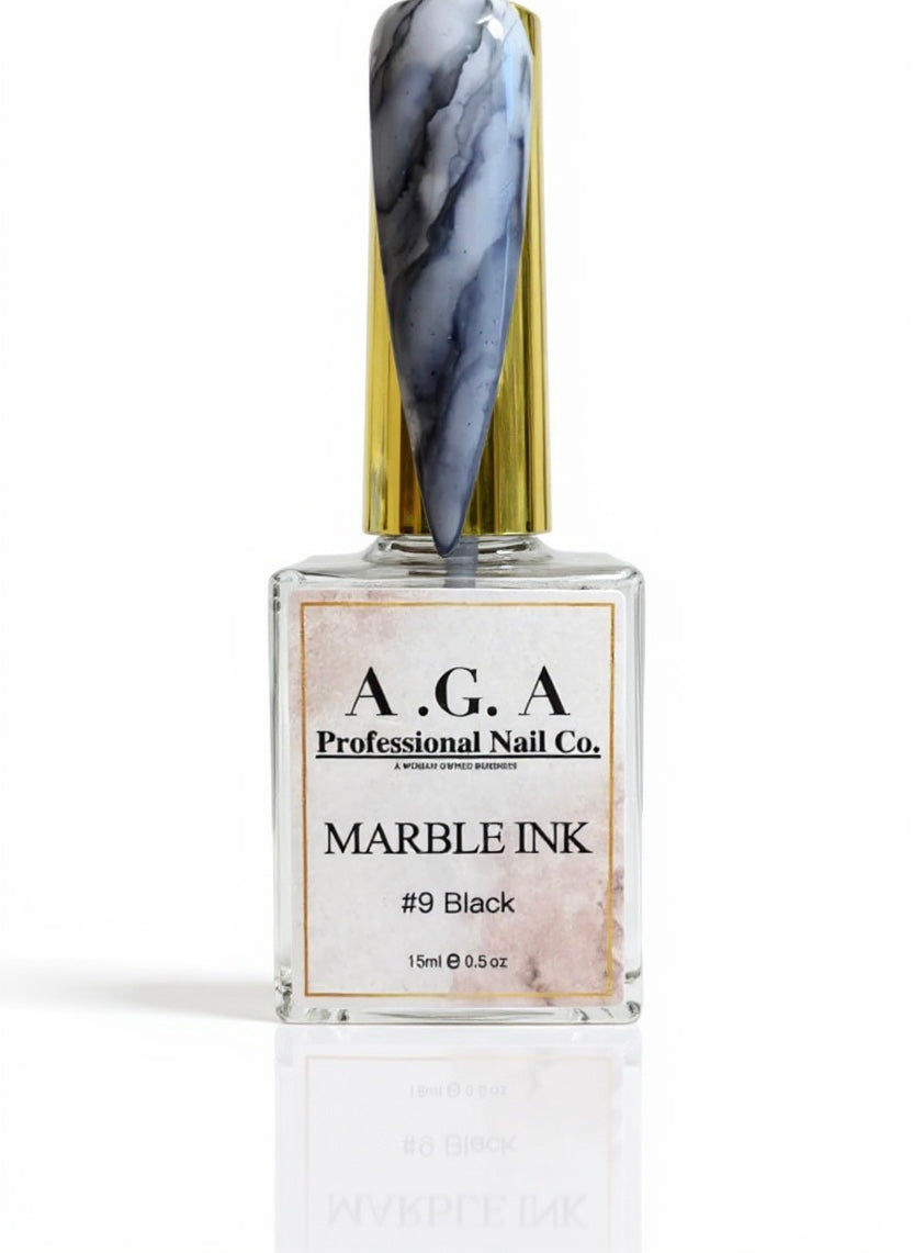 A.G.A MARBLE INK #9 BLACK