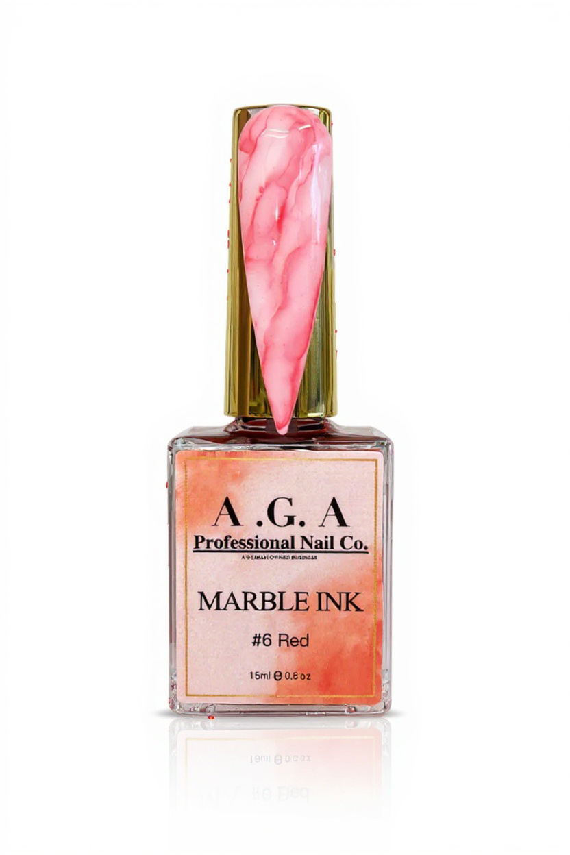 A.G.A MARBLE INK #6 RED
