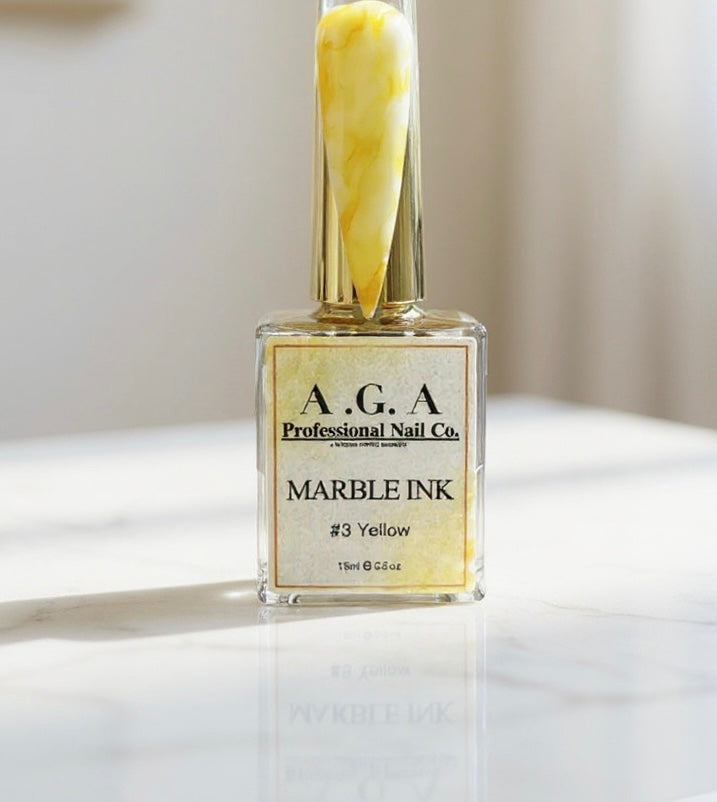 A.G.A MARBLE INK #3 YELLOW