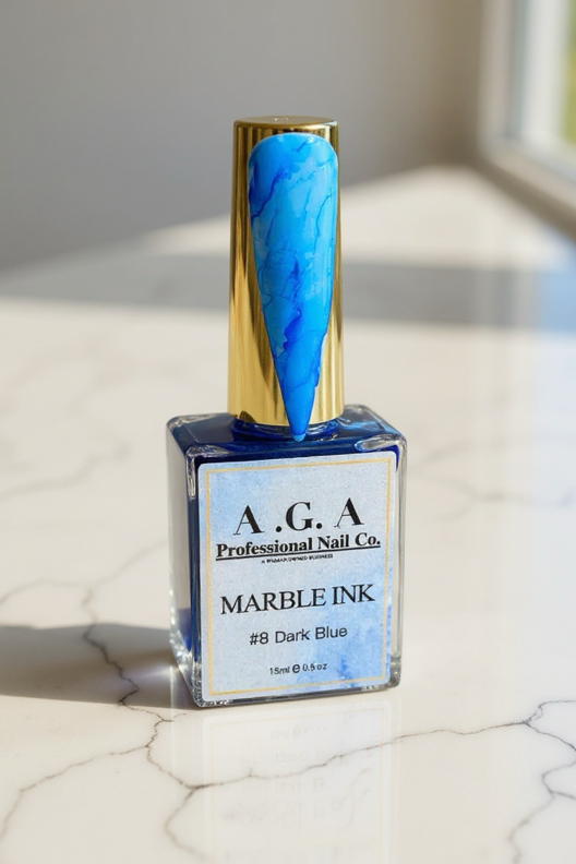 A.G.A MARBLE INK #8 BLUE