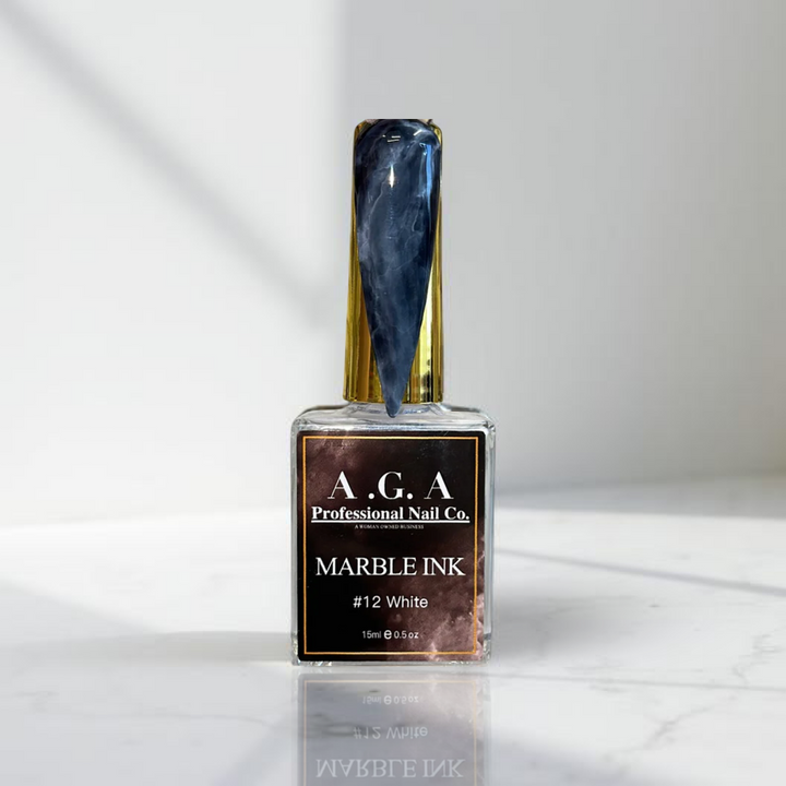 A.G.A MARBLE INK #12 WHITE