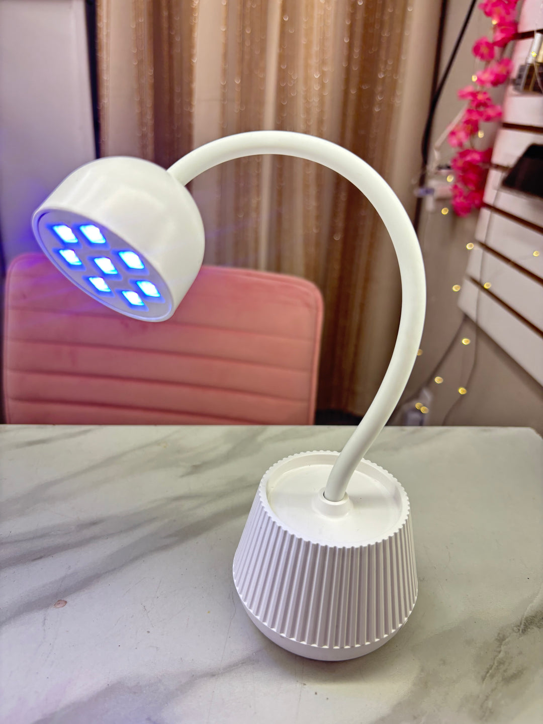 WHITE FLASH CURE LED LAMP RECHARGEABLE