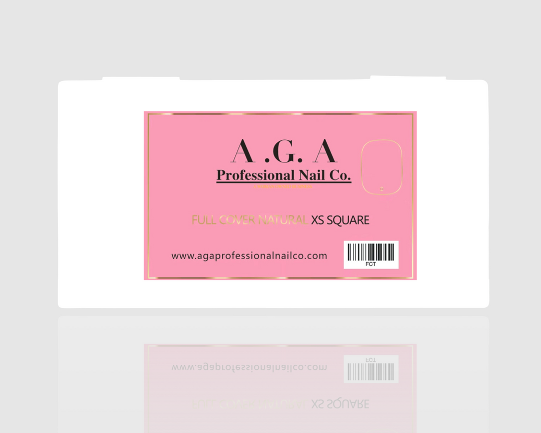 A.G.A FULL COVER NATURAL XS SQUARE TIPS