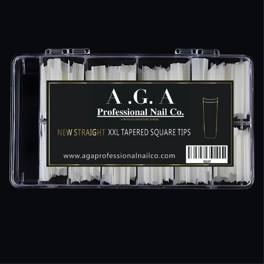 A.G.A 2XL TAPERED SQUARE TIPS ( NATURAL )
