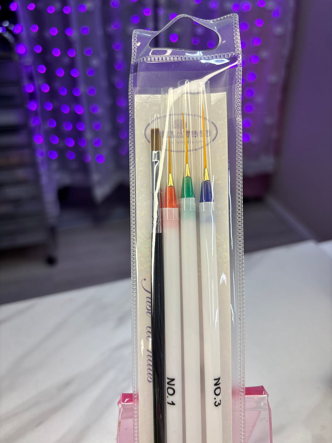 4 PC NAIL BRUSH SET