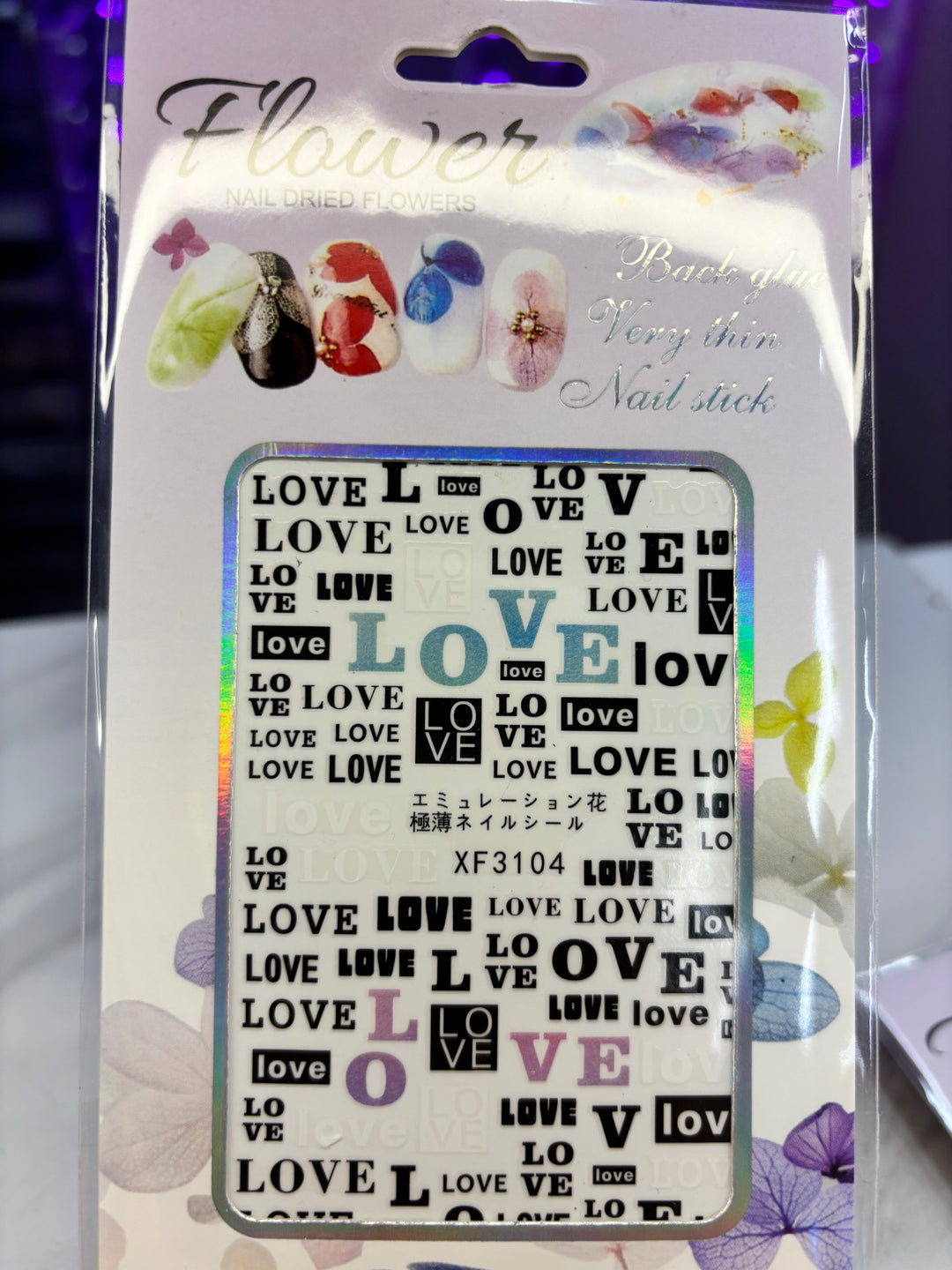 LOVE NAIL STICKER