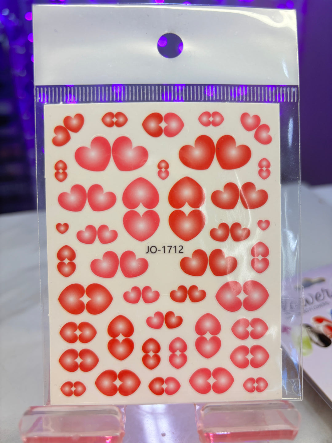 HEART NAIL STICKER