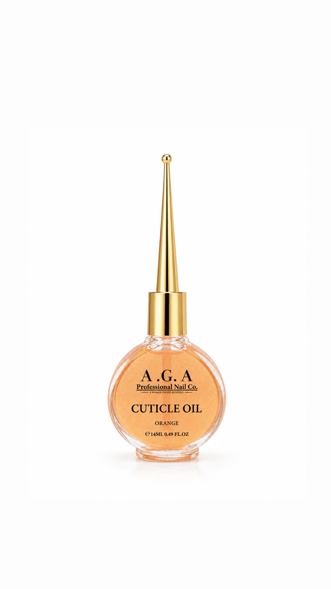 A.G.A ORANGE SHIMMER  CUTICLE OIL 0.5 oz