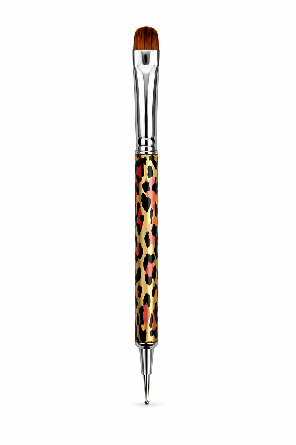 SIZE #10 CHEETAH PRINT FRENCH BRUSH