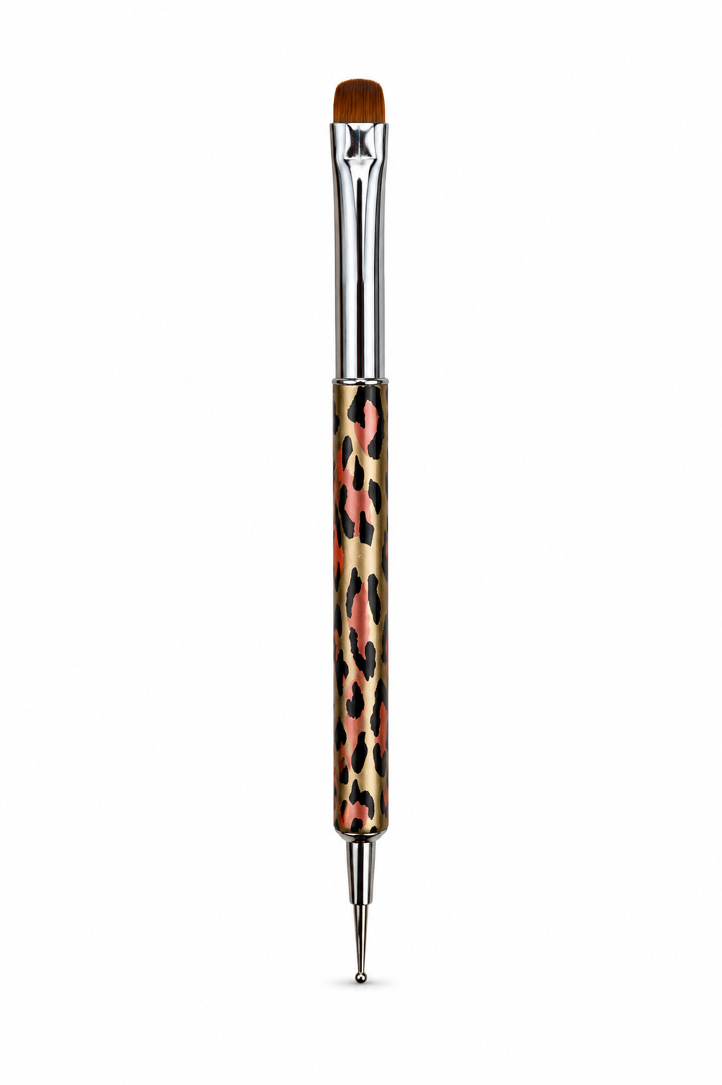 SIZE #8 CHEETAH PRINT FRENCH BRUSH