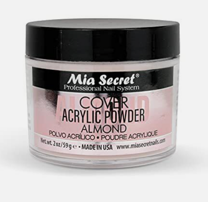 MIA SECRET 2 OZ COVER ALMOND ACRYLIC POWDER