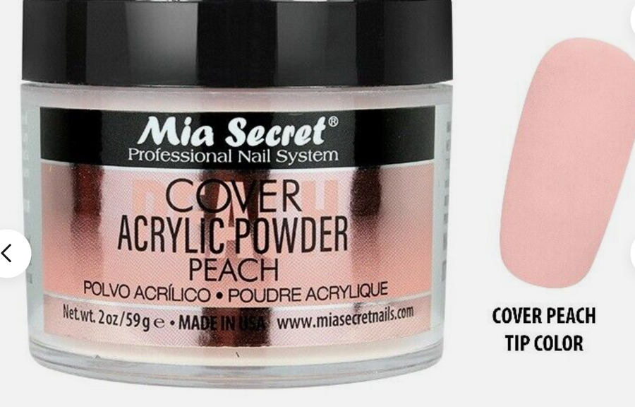 Mia Secret Peach Monomer Drops 1 oz – A&G Nail Supplies Inc