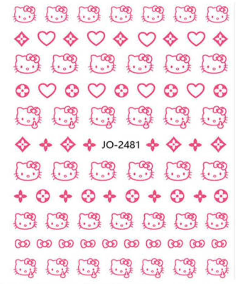 PINK HK STICKER