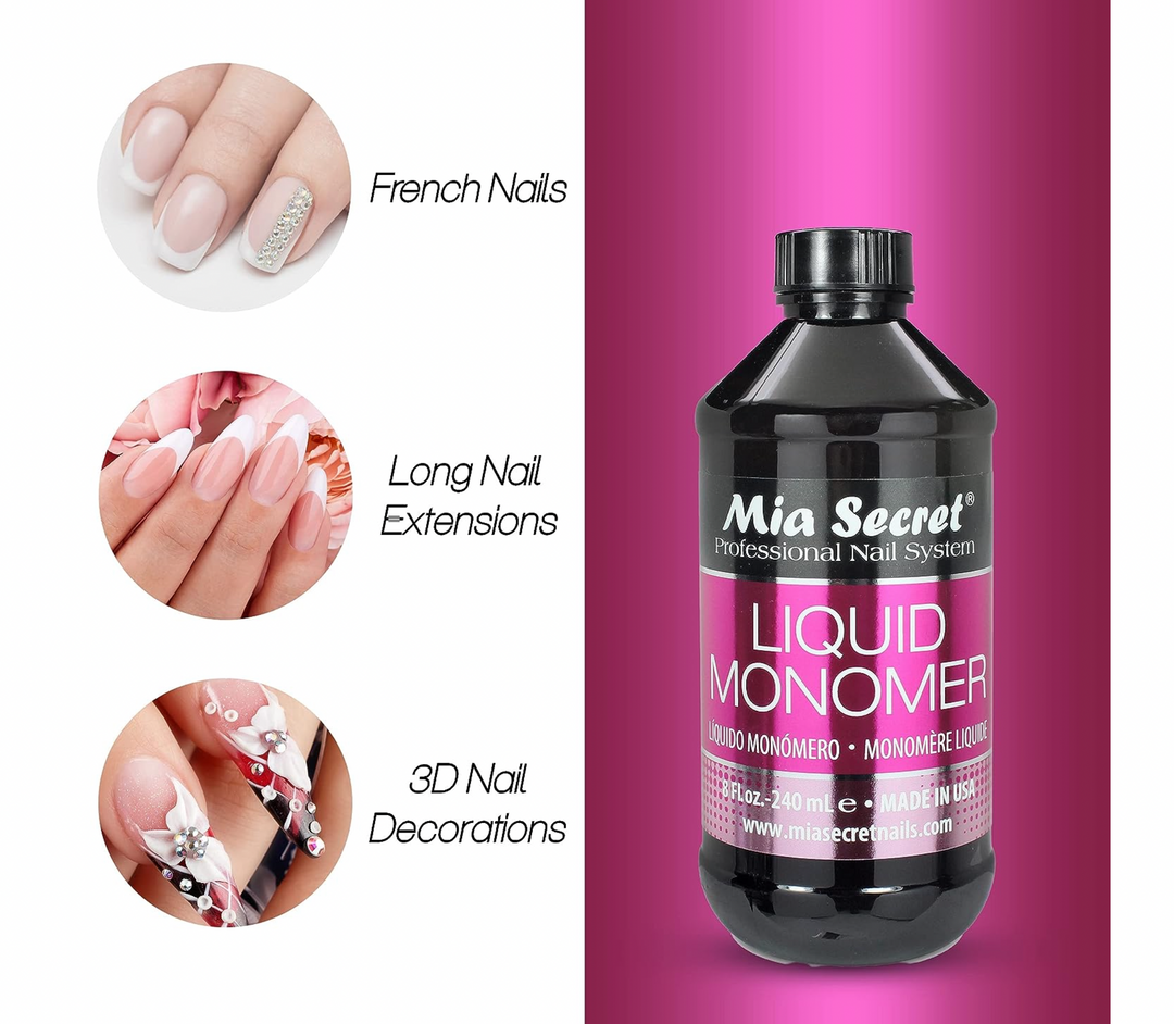 MIA SECRET NAIL LIQUID 4 OZ A.G.A PROFESSIONAL NAIL CO