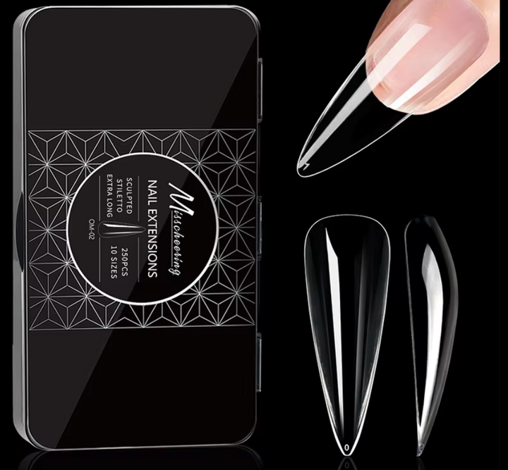 MISSCHEERING XXL SCULPTED STILETTO FULL COVER TIPS