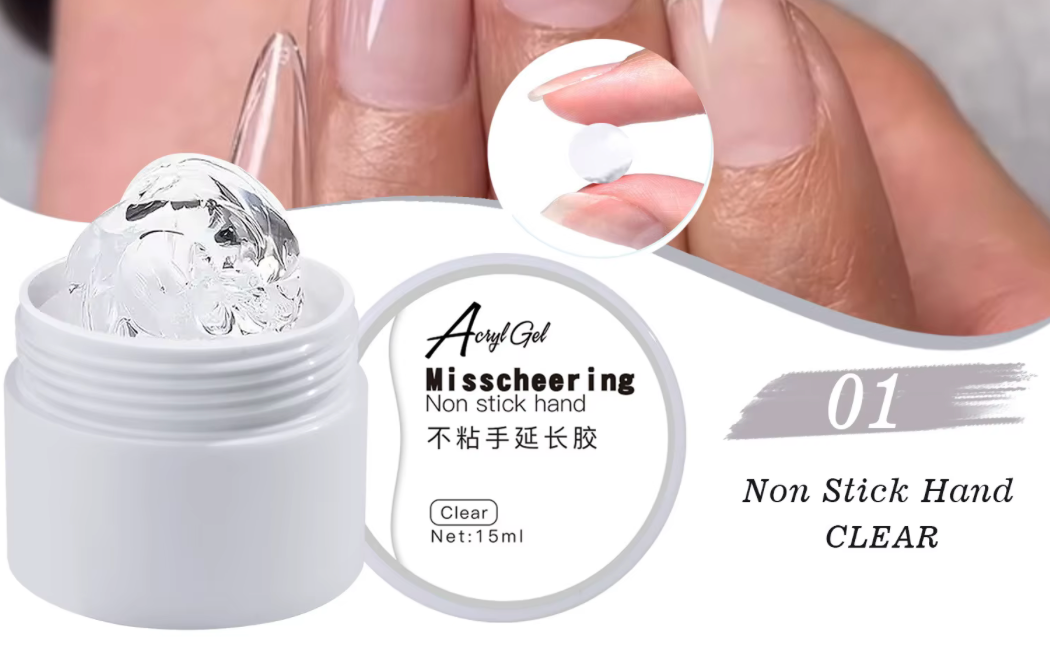 MISSCHEERING NON STICK 3D ART  GEL CLEAR