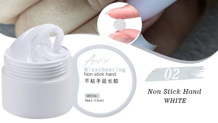 MISSCHEERING NON STICK 3D ART  GEL WHITE