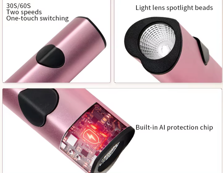 BLINGED HEART SHAPE HAND HELD LED LIGHT