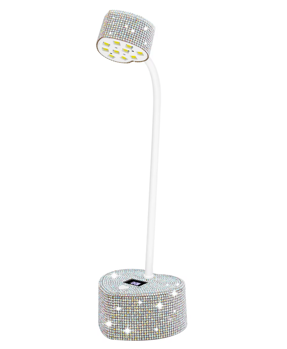 CRYSTAL AB HEART SHAPE LED LAMP