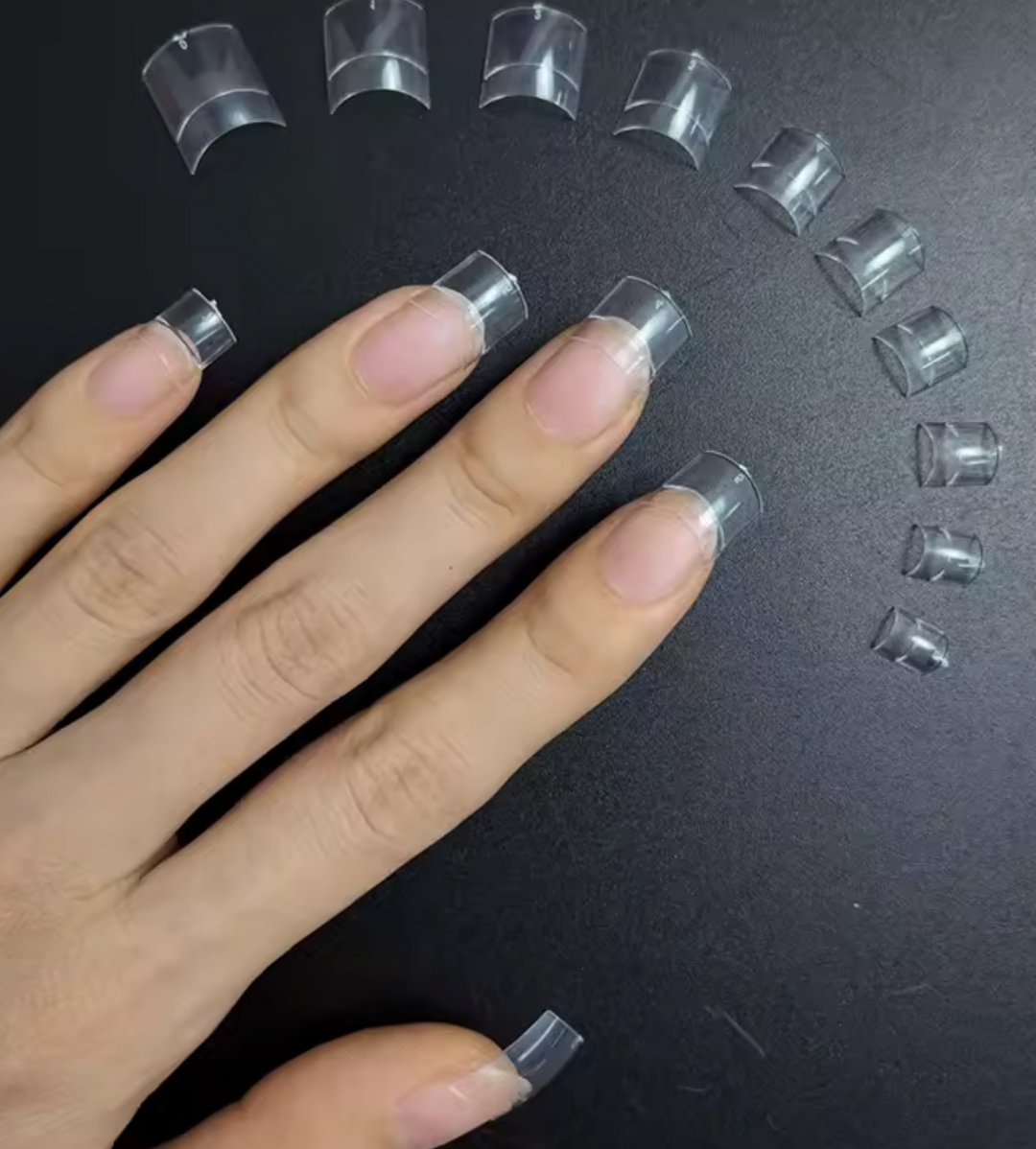 SHORT SQUARE NAIL TIP BOX