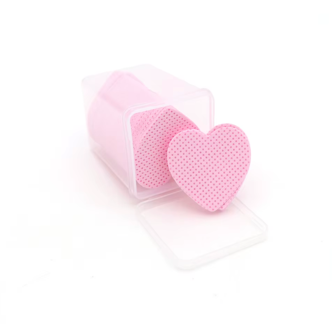 PINK HEART LINT FREE WIPES