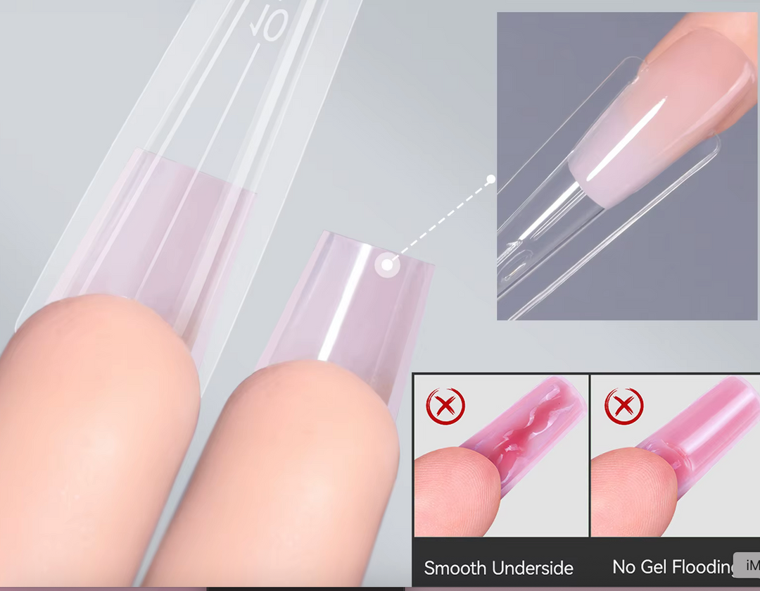 VICOVI SANDWHICH NAIL DUAL FORMS FOR GEL APPLICATION