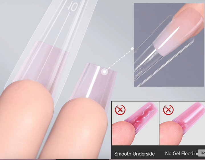 VICOVI SANDWHICH NAIL DUAL FORMS FOR GEL APPLICATION