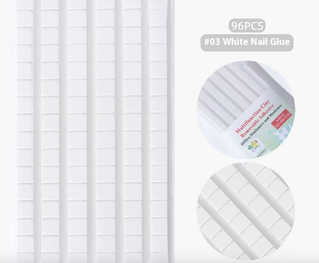 REMOVABLE ADHESIVE FOR PRESS ON NAIL STAND