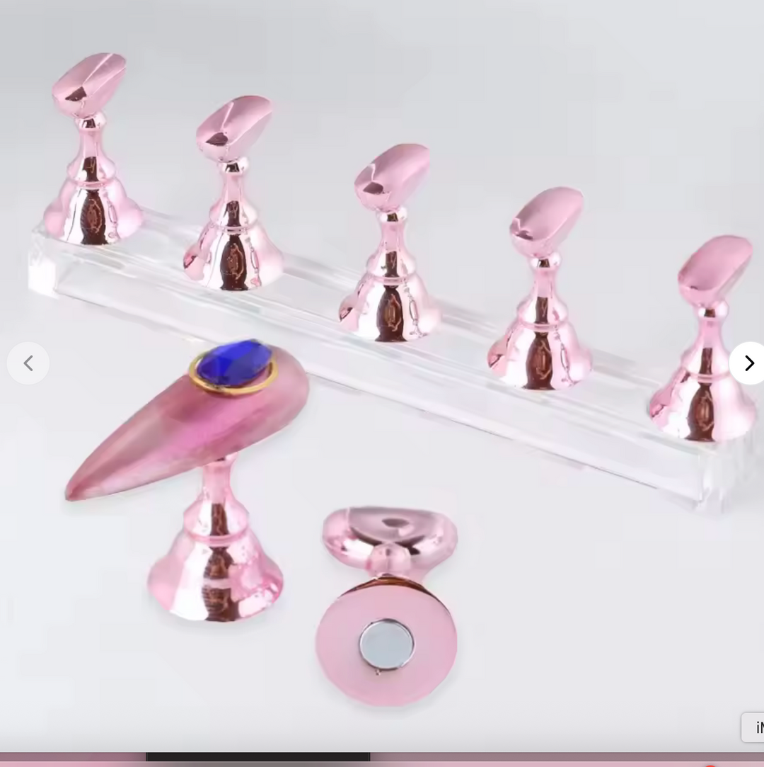 PINK PRESS ON PRACTICE  NAIL STAND