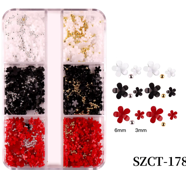3D RESIN FLOWER ( 6 GRID PACK )