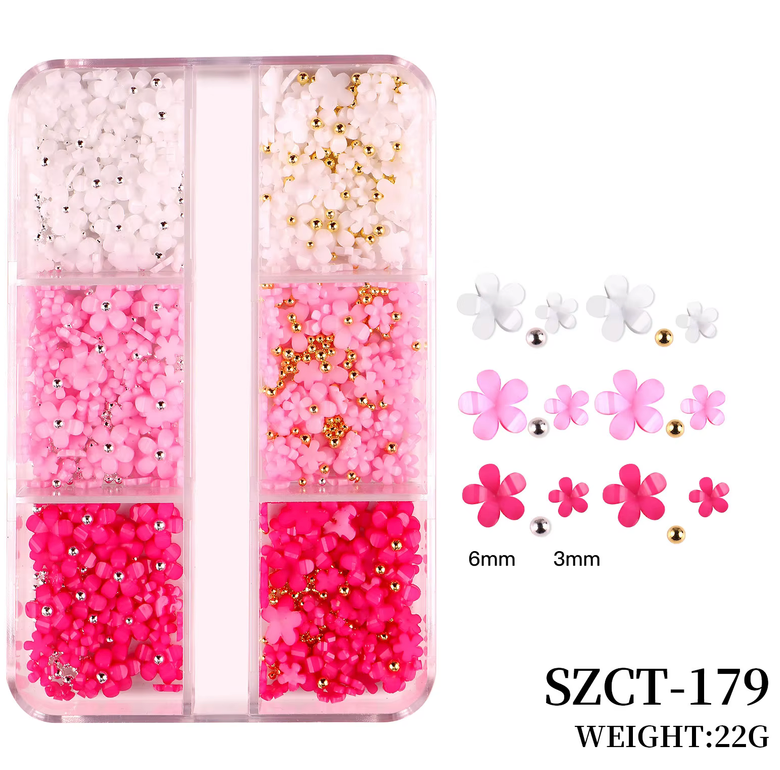 3D RESIN FLOWER ( 6 GRID PACK )