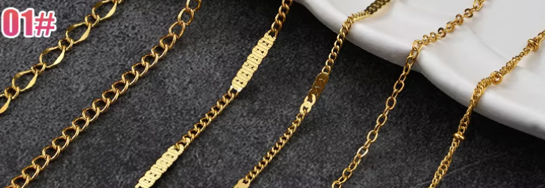 GOLD CHAIN 6 GRID BOX
