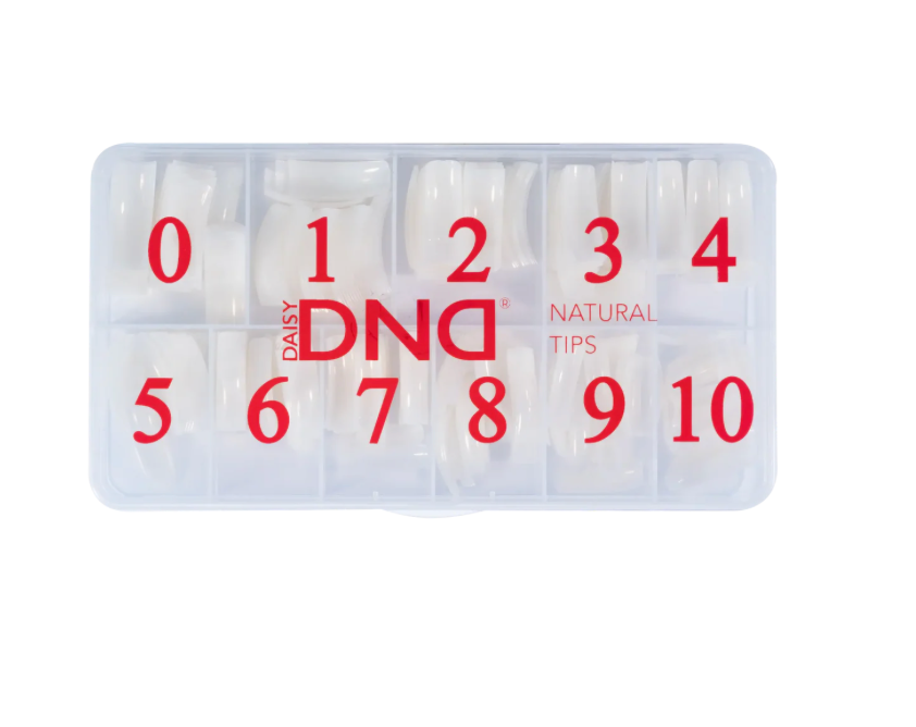 DND CURVED NATURAL NAIL TIP