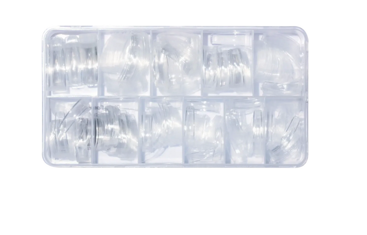 DND CURVED CLEAR TIPS