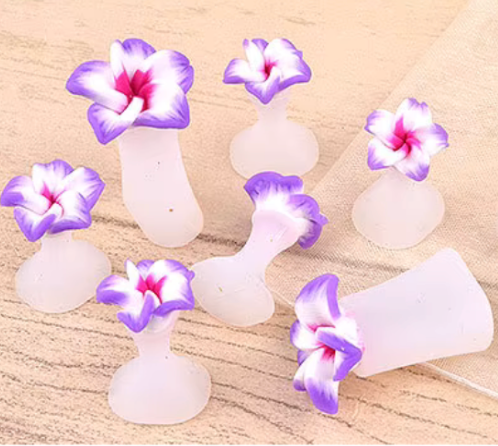 PURPLE FLOWER TOE SEPARATORS