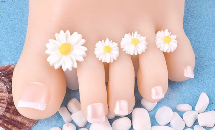 YELLOW FLOWER TOE SEPARATORS