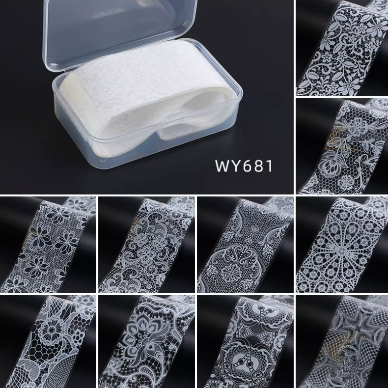 WHITE LACE FOIL