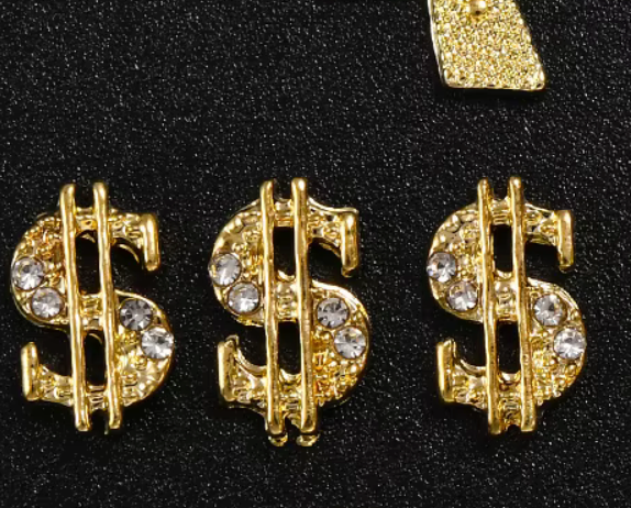 MONEY SIGN NAIL CHARM