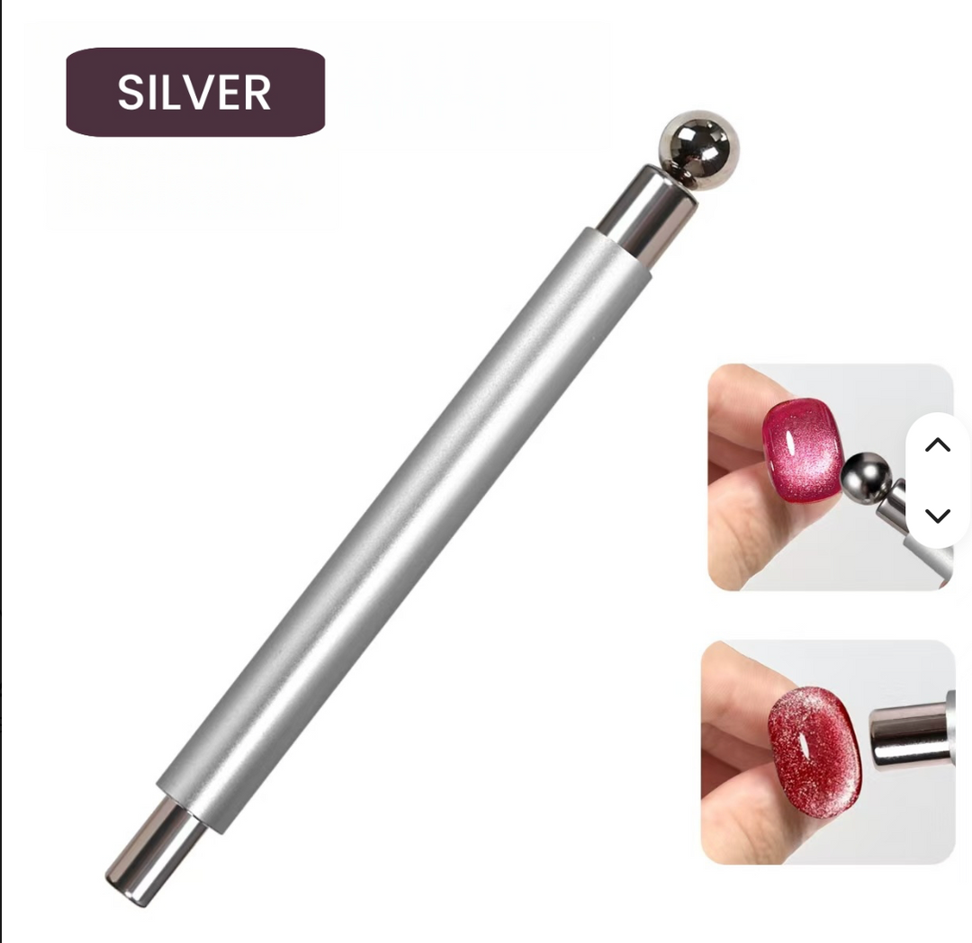 SILVER CAT EYE MAGNET