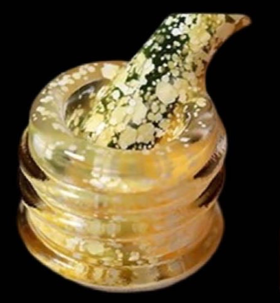 A.G.A SPECKLE GEL POLISH #5 ( YELLOW )
